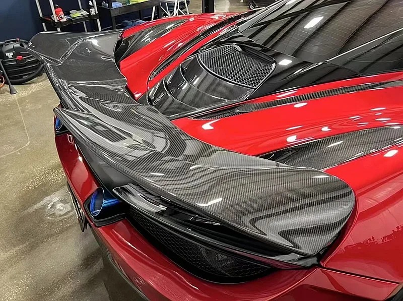R Style Dry Carbon Fiber Spoiler for  720S GT Wing